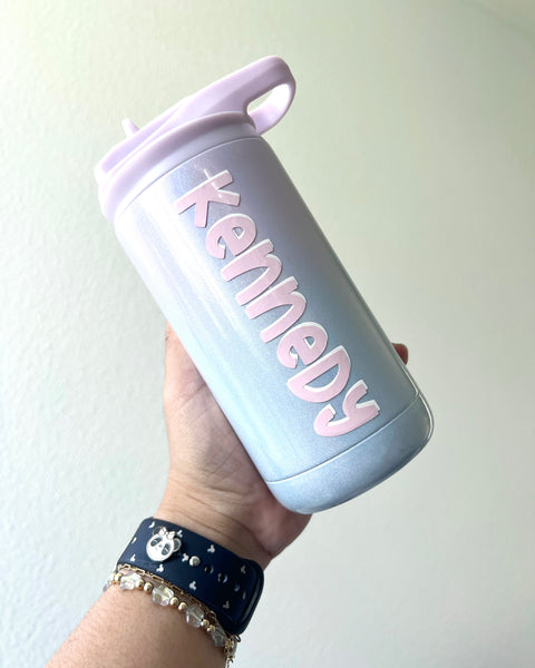 Mermaid 12 oz CUSTOM NAME Water bottle