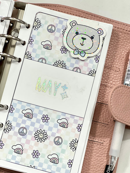 Sparkly Bruno Magnetic Bookmark