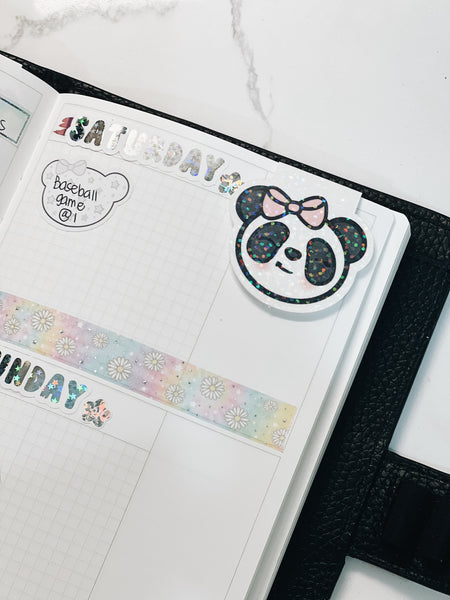 Sparkly Patty Magnetic Bookmark