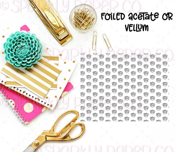 Patty Foiled Acetate or Vellum