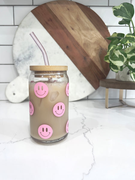 Happy Cup Glass Can Cup