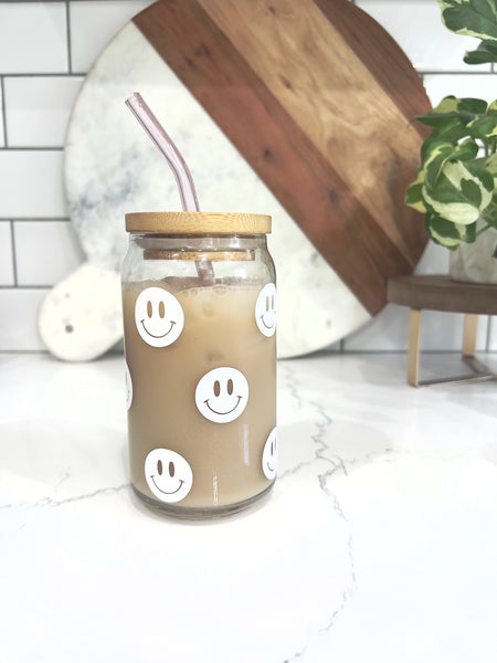 Happy Cup Glass Can Cup