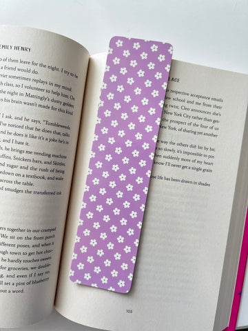 Purple Daisies Bookmark