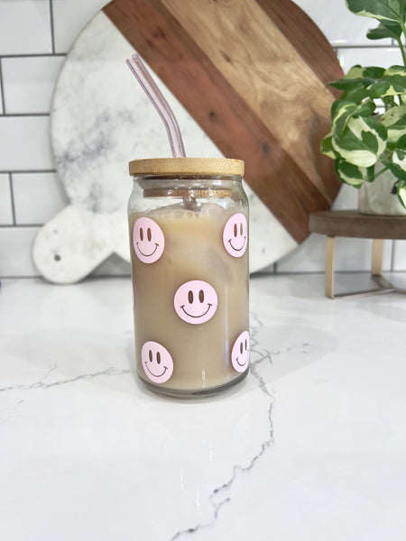 Happy Cup Glass Can Cup