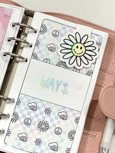 Sparkly Happy Daisy Magnetic Bookmark