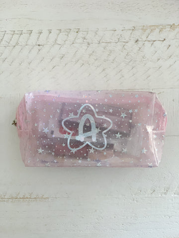 MILKY Pink Star Initial Pouch