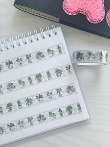 Plant Lover Foiled Washi Tape