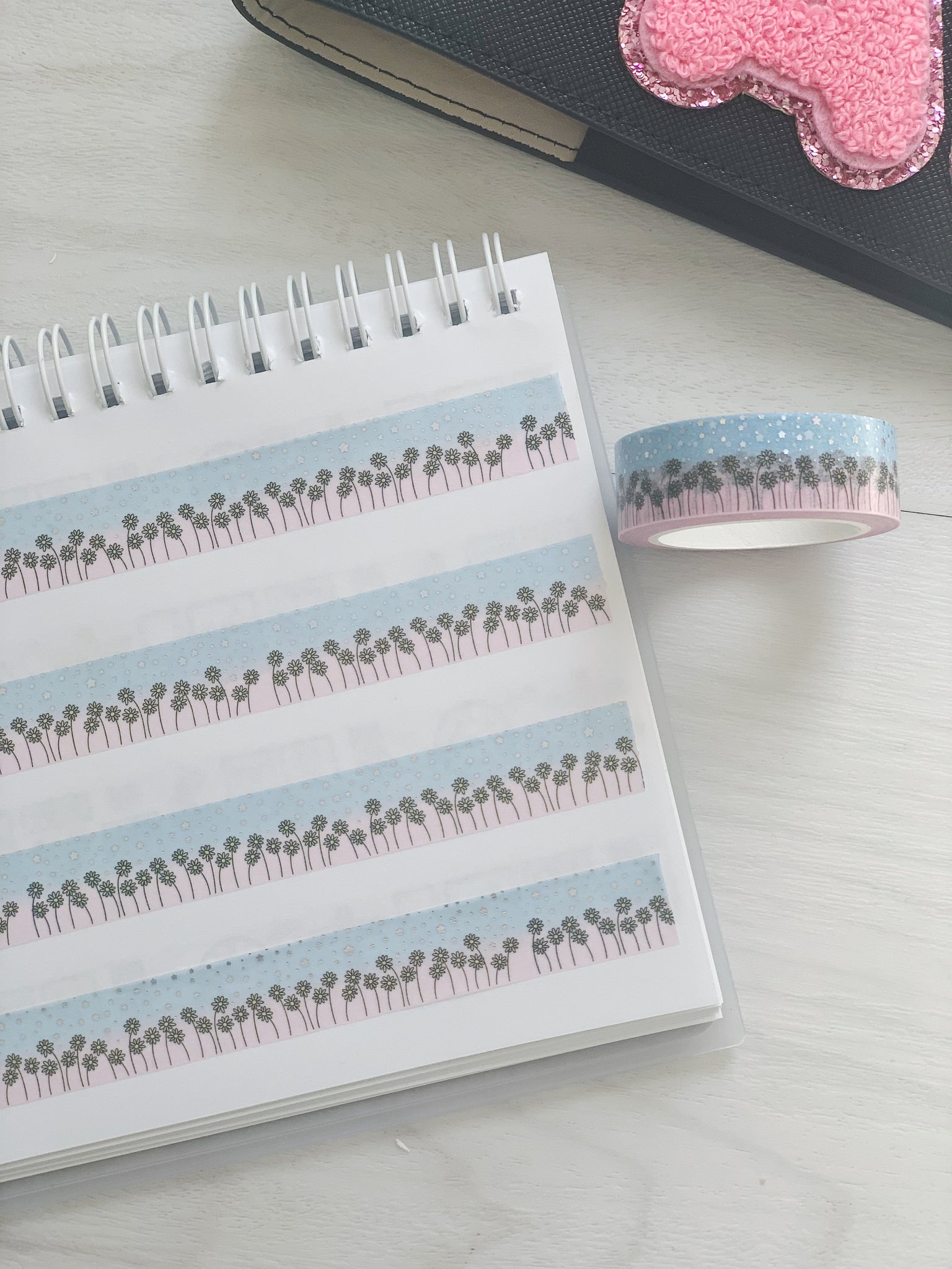 Daisies Foiled Washi Tape
