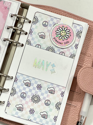 Sparkly Planner Life Magnetic Bookmark
