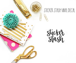Sticker Stash Vinyl Decal