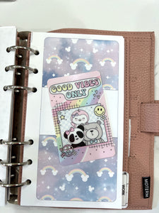 Good Vibes Washi Card/ Bookmark