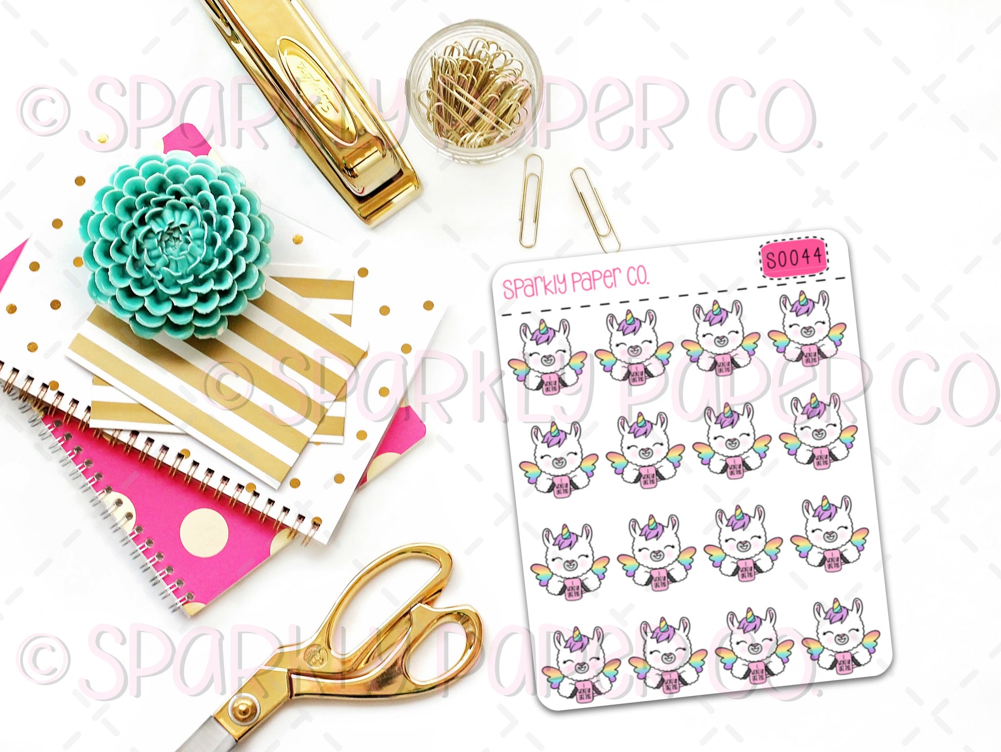 Luna I Woke Up Like This Planner Stickers (matte removable) S0044