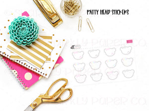 Patty Head Rainbow and Grid Boxes (Premium matte) s0152