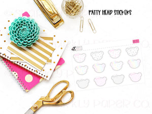 Patty Head Stars and Grid Boxes (Premium matte) s0151