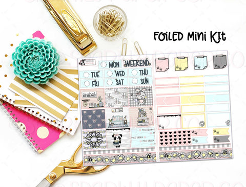 Spring Farmhouse Foiled Mini Kit (premium matte)