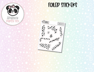 Foiled Star Clusters SF0091 (clear sticker paper)