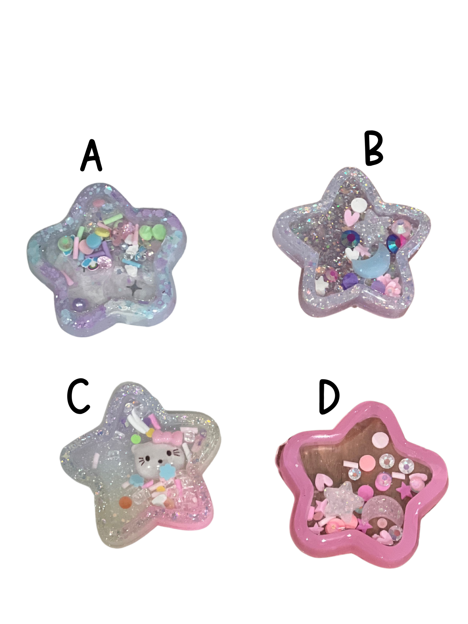 Star Shaker Phone Grip OR Mask Vent Clips