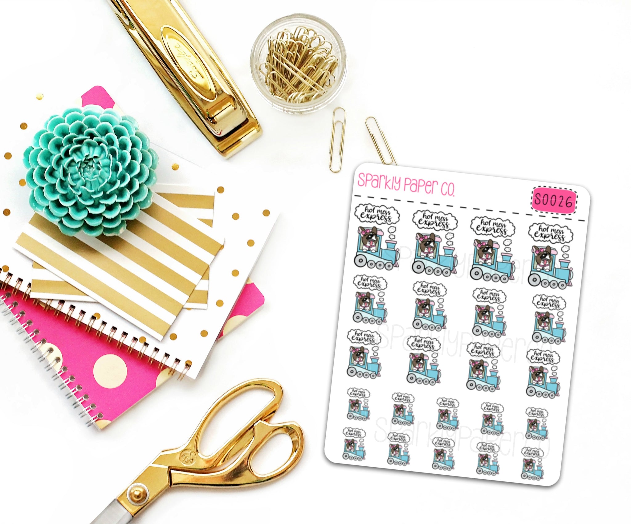 Winnie Hot Mess Express Planner Stickers (Matte removable) S0031